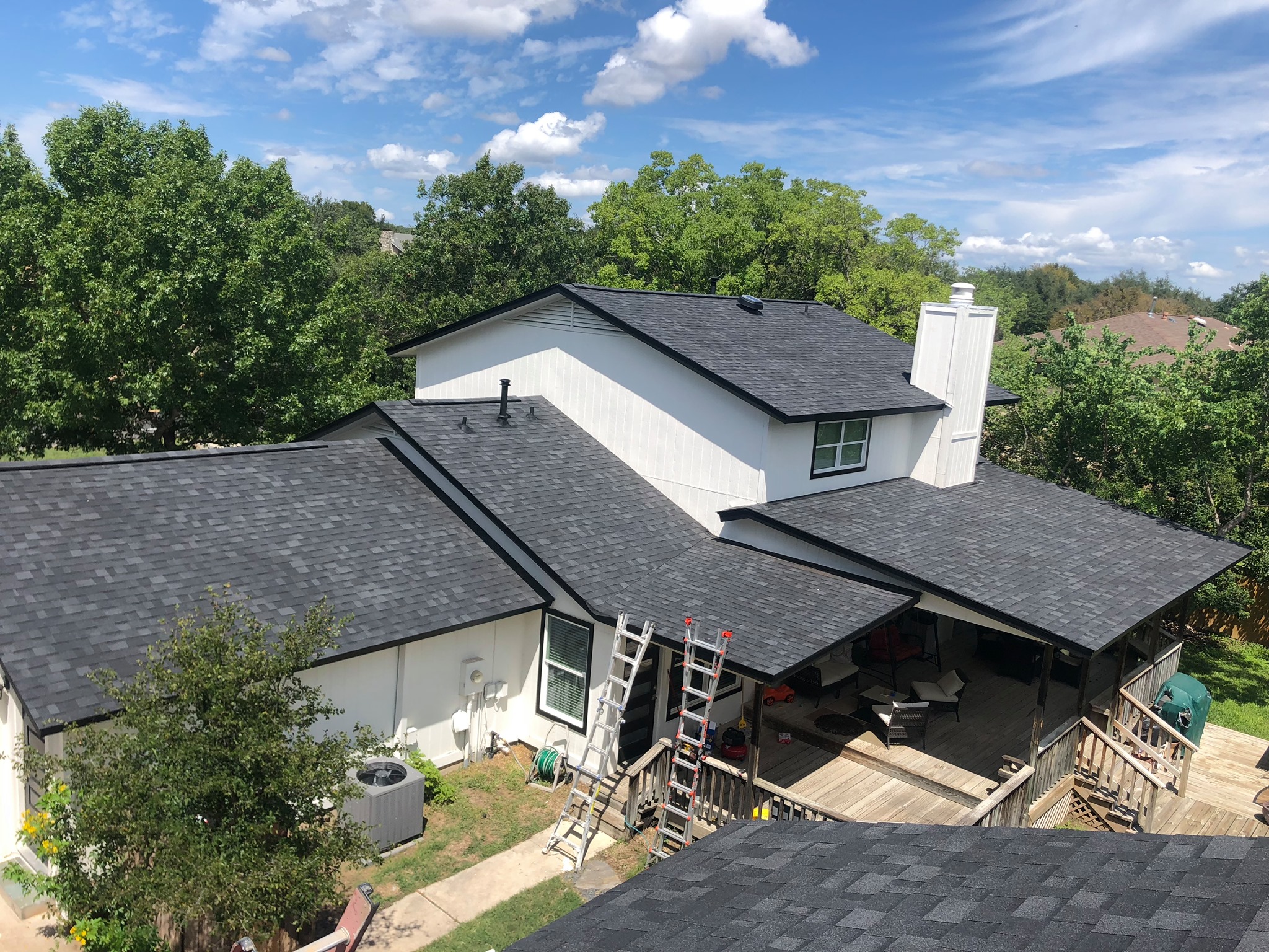 Roofing work